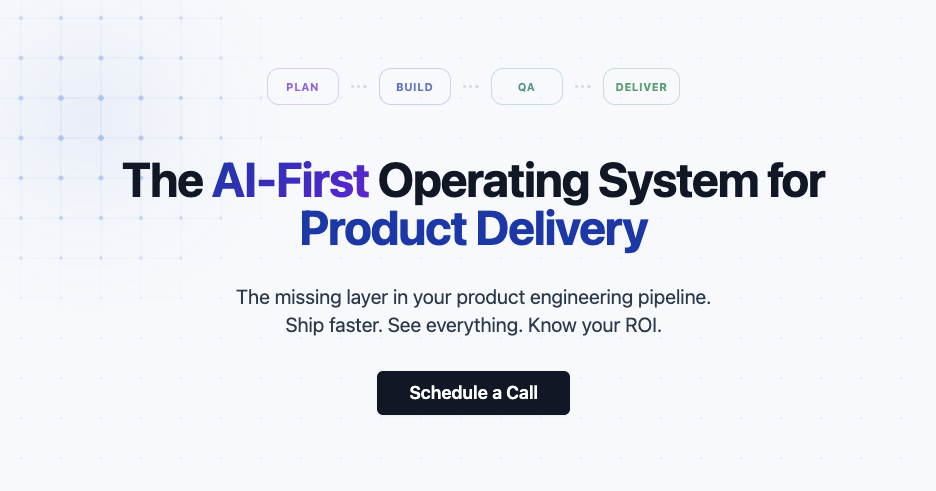 DeliveryStack AI — The AI-First Operating System for Product Delivery